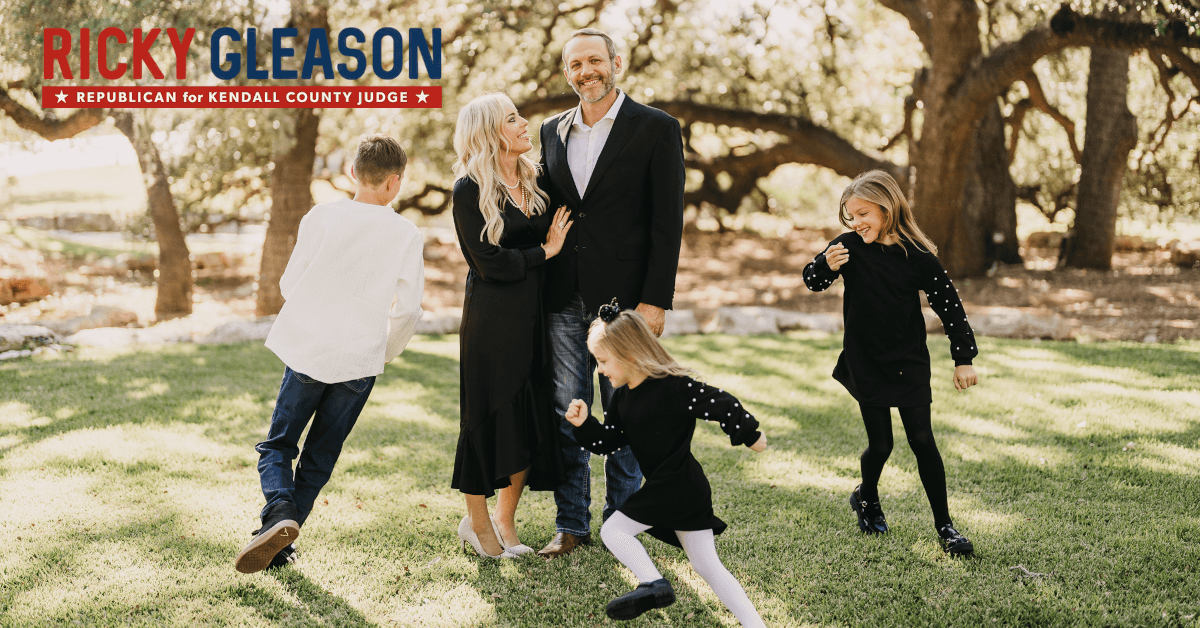 Kendall County Judge Candidate Ricky Gleason Urges Early Voting, Highlights Local Government Impact