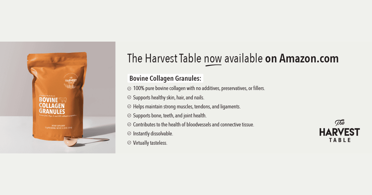 The Harvest Table Brings Clean-Label Collagen and Plant-Based Nutrition to U.S. Market via OneLavi.com