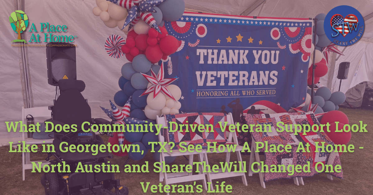 A Place At Home North Austin and ShareTheWill Foundation Deliver 40th Wheelchair to Vietnam Veteran at Georgetown's Field of Honor