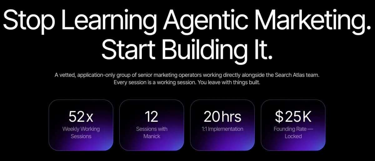Search Atlas Launches Agentic Marketing Mastermind Program to Transform Agency Marketing Strategies