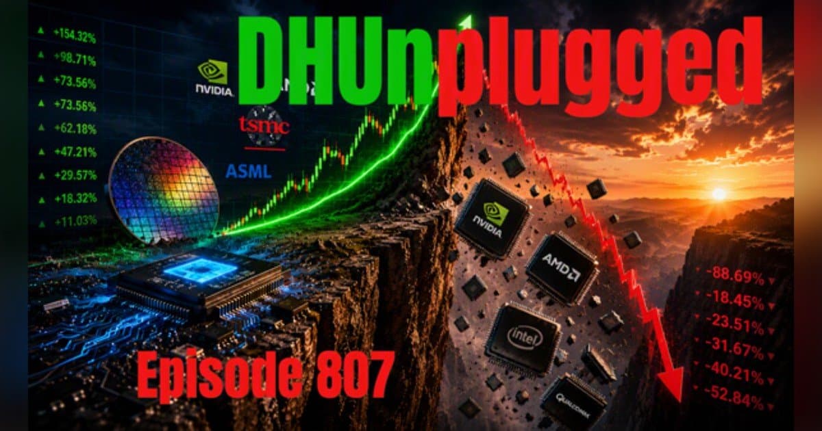 Market Mayhem and Memory Mania: SpaceX Slides, RAM Prices Surge, and Greenspan Remembered on DHUnplugged
