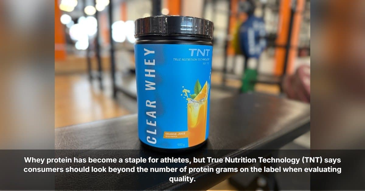 Beyond Protein Grams: TNT Emphasizes Quality and Experience in Whey Protein