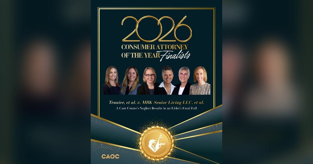 Six Stebner Gertler & Guadagni Attorneys Named Finalists for CAOC's 2026 Consumer Attorney of the Year Award