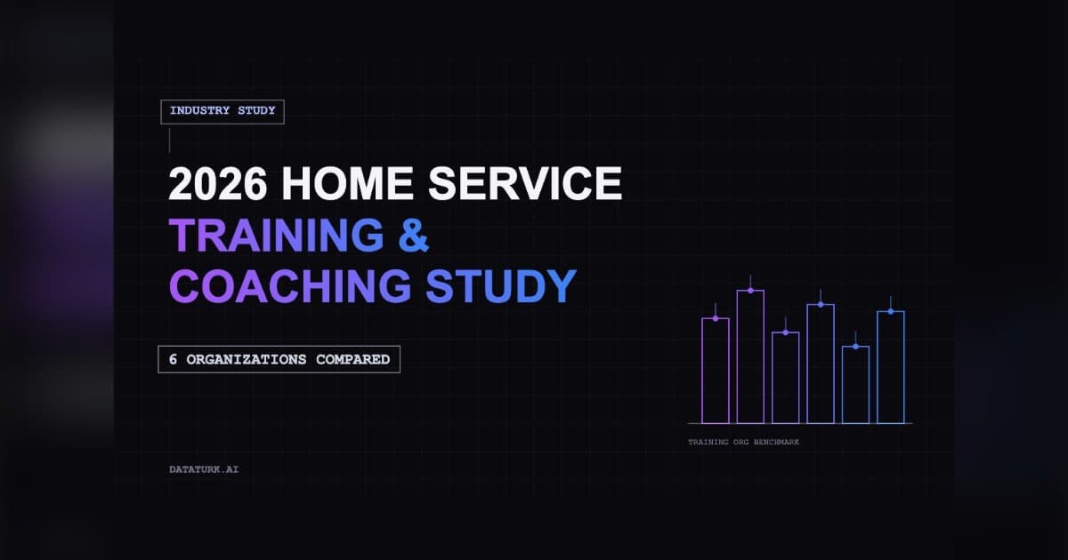 DataTurk.ai's Comprehensive Study Highlights Top Home Service Training Providers