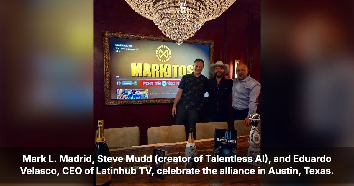 Mark L. Madrid and Latinhub TV Partner to Launch AI-Powered 'Markitos' Microdrama