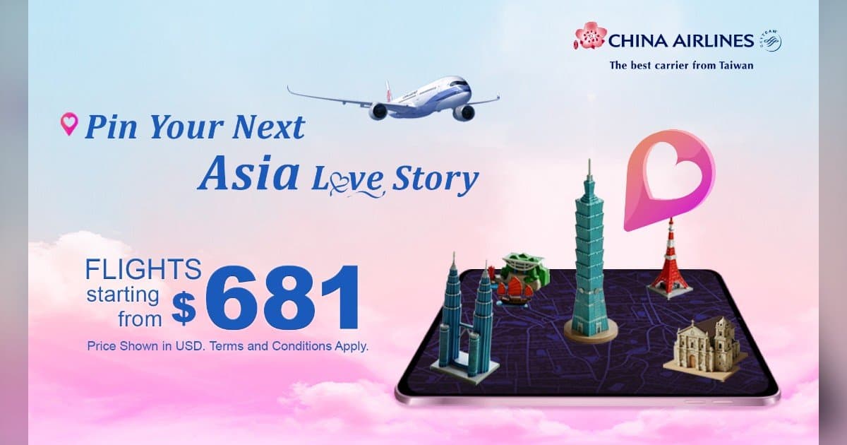 China Airlines Celebrates Valentine's Season with Expanded Asia Routes, Milestone, and Michelin Dining
