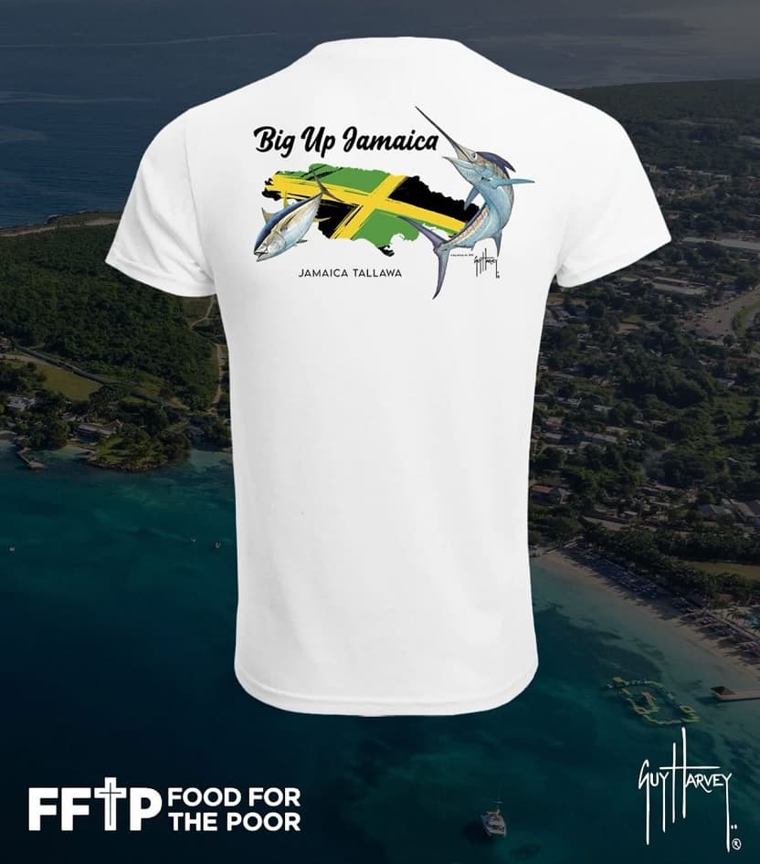 Guy Harvey Teams with Food For the Poor-Jamaica for Hurricane Relief T-Shirt