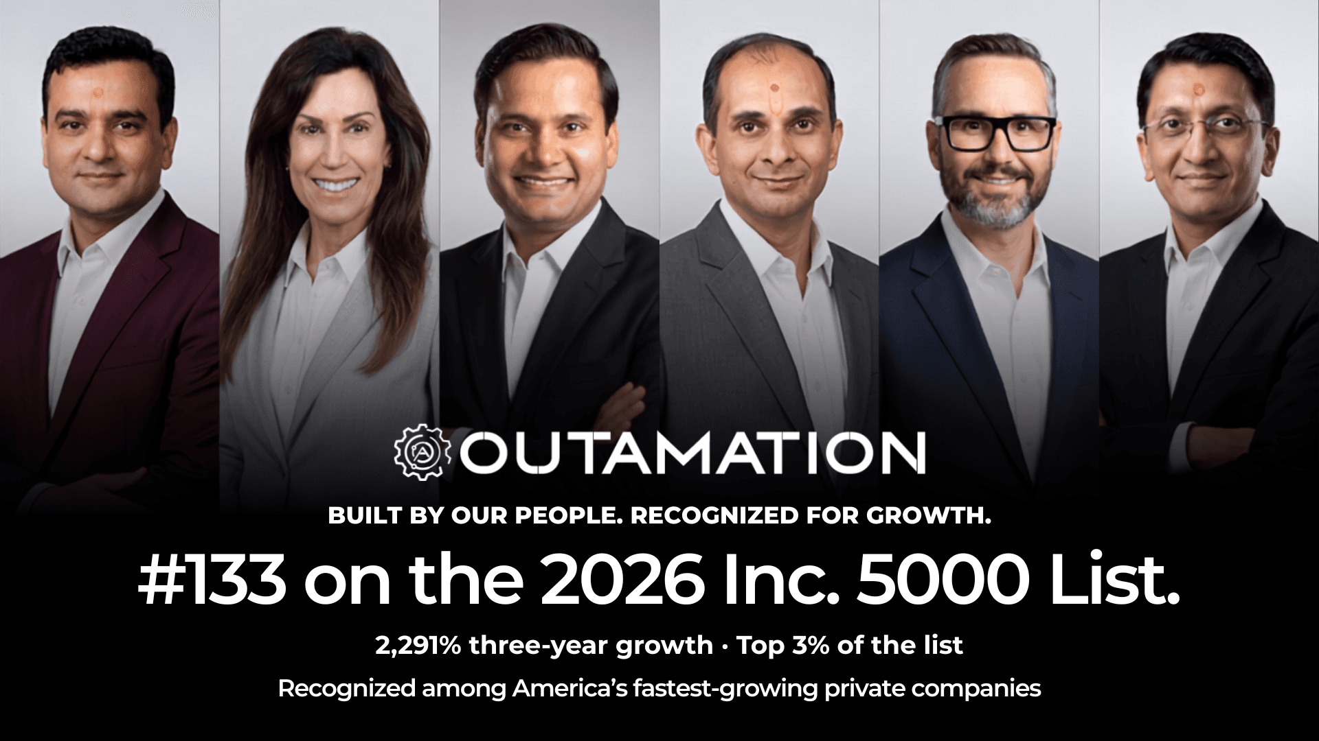 Outamation Debuts on 2026 Inc. 5000 at #133 with 2,291% Revenue Growth