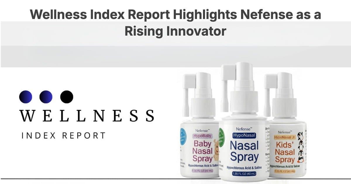 Nefense Named Leader in Nasal Health by Wellness Index Report